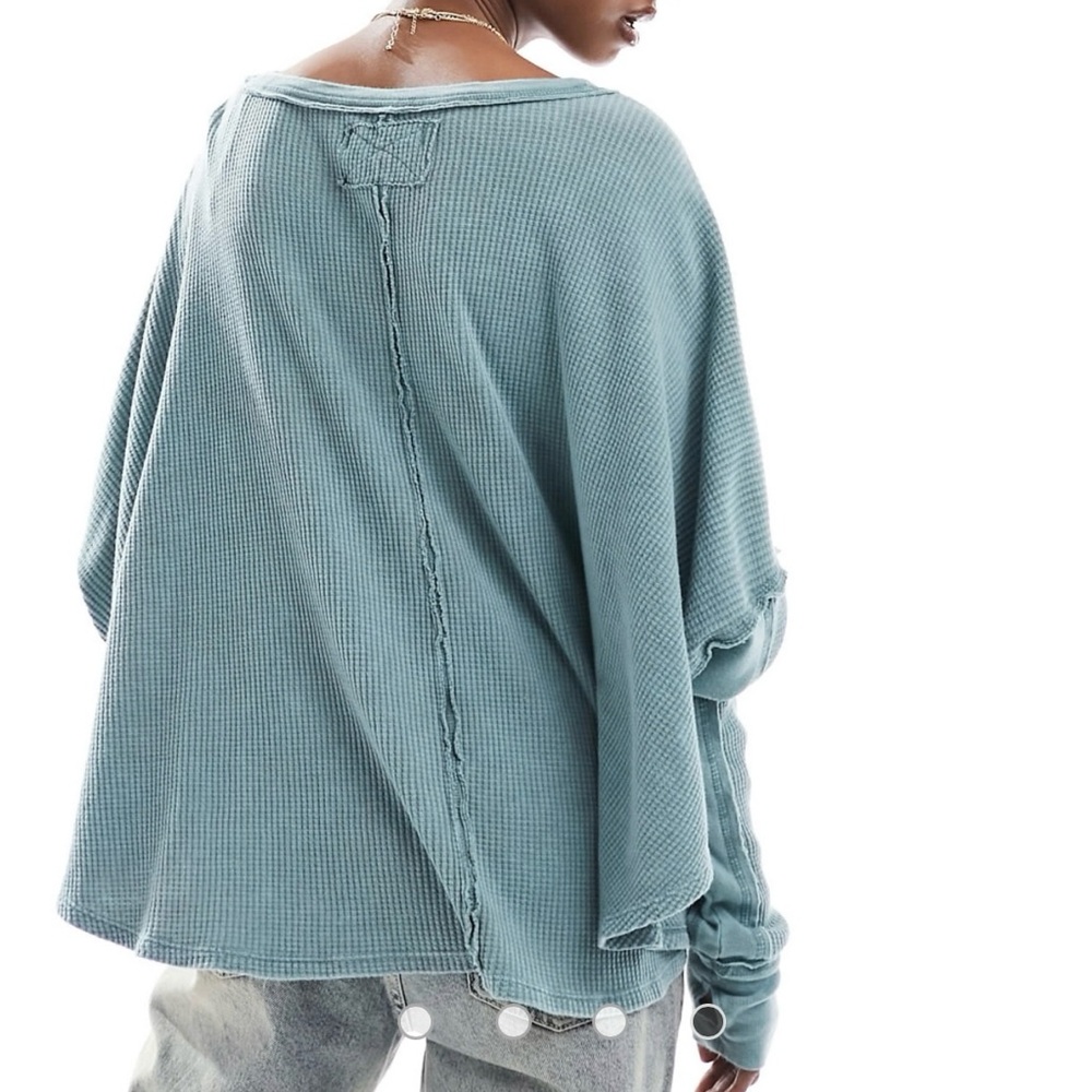 NWOT Free People Microphone Drop Thermal - Picture 5 of 16